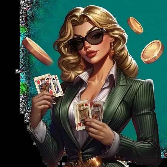 Dealer bionda SpinMama con coppia di K